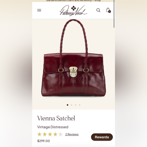 Beautiful Carmel Leather Satchel - Picture 17 of 17